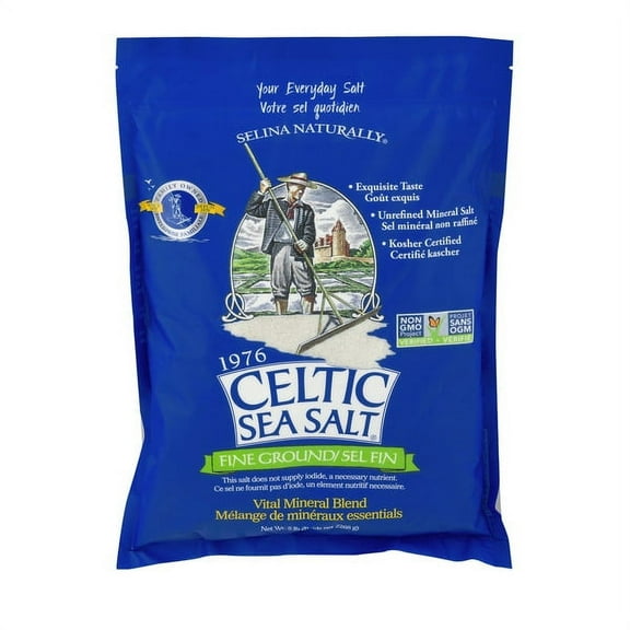 Celtic Sea Salt Fine Ground Sea Salt, 80 oz