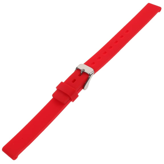 FESTFENDS Universal Watch Band Red Silicone 1Set 7.9 x 0.6 x 0.8In