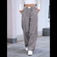 thumbnail image 5 of Pantalones Bóxer A Rayas para Mujer, de Algodón, para Estar en Casa, Informales, A Cuadros, Estilo Y2K, con Bolsillos Negro XL, 5 of 10