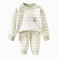 thumbnail image 3 of CAUYDY Newborn Girl Suits Baby Pajamas Toddler Clothes Cute 12 18 24 Months Long Sleeve T-Shirt and Pants 2PCS Set Infant Sleepers for Girls Fall Winter Sizes 80,Green, 3 of 8