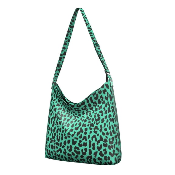 Romantic Leopard Design Shoulder Bag Women's Lightweight Spacious Handbag Casual Everyday Versatile Purse