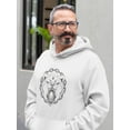 thumbnail image 2 of Bear Head With Chains. Hoodie Men -Image by Shutterstock, Male Medium, 2 of 4