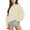 #011-Beige, variant on Favoffer Big Kid Girls ' Shirts Textured Jacquard Long Sleeve Crewneck Casual Top, Loose Fit Clothes Pullover Sweaters Curved Hem Daily Outings 4-15Y