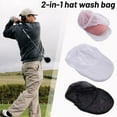 thumbnail image 3 of 2 In 1 Hat Washer With Hat Bag Hat Organizer Washing Hat Rack Baseball Cap Storage Bracket, 3 of 7