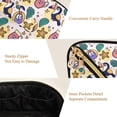 thumbnail image 5 of FORMRS Makeup Bag Travel Cosmetic Organizer for Women Fold Flat Zipper Pouch with Handle, Cute Cartoon Pattern, 5 of 8