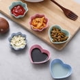 thumbnail image 5 of Hariumiu Kitchen Cute Heart Shape Sauce Dish Smooth Surface Creative Plastic Sauce Holder for Daily Use, 5 of 11