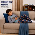 thumbnail image 6 of Quad Seven Boys Pajama Set Cozy Graphic Printed Short Sleeve Sleep Shirt and Pajama Pants 2 Piece, 6 of 6
