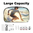 thumbnail image 3 of Surfing Electronic Travel Case Organizer USB Case Charger Phone Case Cable Organizer, Oxford Fabric Waterproof Portable Digital Storage Bag for Cables, Chargers, Phones - 5.9x9.44x3.14 in, 3 of 6