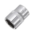 thumbnail image 5 of 3/8-inch Drive 15mm 6-Point Shallow Socket, Cr-V Steel Socket, 5 of 5