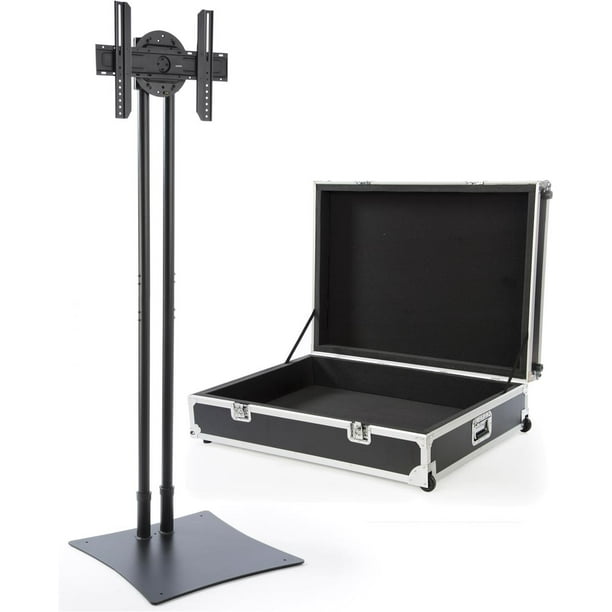 Portable TV Stand for 32"70" Display, Travel Case Included, 88" Tall