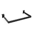 thumbnail image 3 of NAHANCO EMABR81 Rectangular Tubing "U" Hang Rail for Slatwall, 22"W-Black, 3 of 4