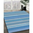 thumbnail image 2 of Ahgly Company Indoor Rectangle Patterned Light Sky Blue Novelty Area Rugs, 2' x 5', 2 of 6