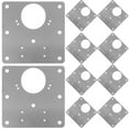 8pcs Hinge Repair Plate Door Hinge Filler Plates Hinge Repair Kit