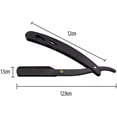 thumbnail image 3 of Porta Navaja Negra Profesional Premium, corte profesional, incluye navajas doble filo de regalo, navaja para afeitar Corte Barbero JYE, 3 of 8