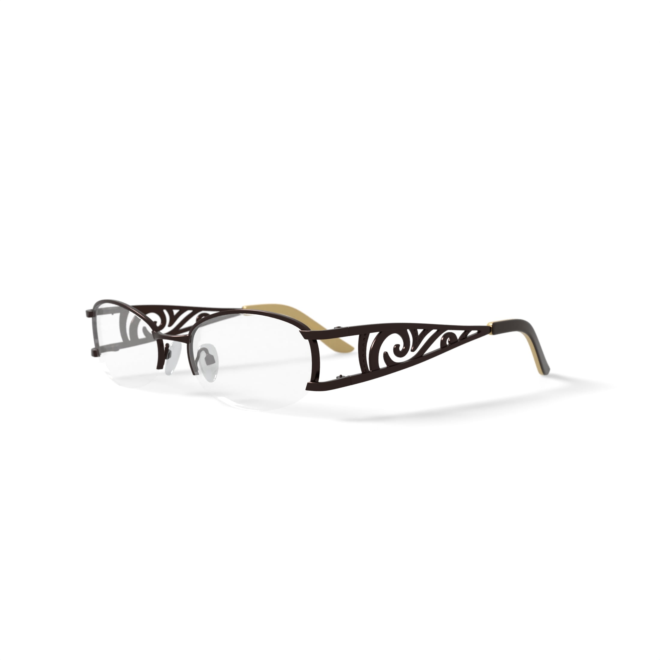 Contour Women's Rx'able Eyeglasses, FM11292 Brown