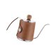 thumbnail image 2 of Tetera de café por goteo, tetera de acero inoxidable con mango ergonómico, tetera de café de 350ml, tetera pequeña para el hogar, restaurante y Bar Marrón, 2 of 8