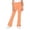 Orange, variant on Girls Stretch Flared Pants Casual Trousers With Split For Autumn