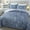 Blue, variant on URBONUR 5 Pieces White King Size Bedding Sets Botanical Floral Bed in A Bag Printed Branches Bedding Sets Lightweight Reversible Bed Sets for All Men Women