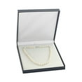 thumbnail image 3 of 8-9mm AAA Quality Round White Freshwater Cultured Pearl Necklace for Women in 24 Matinee Length, 3 of 6