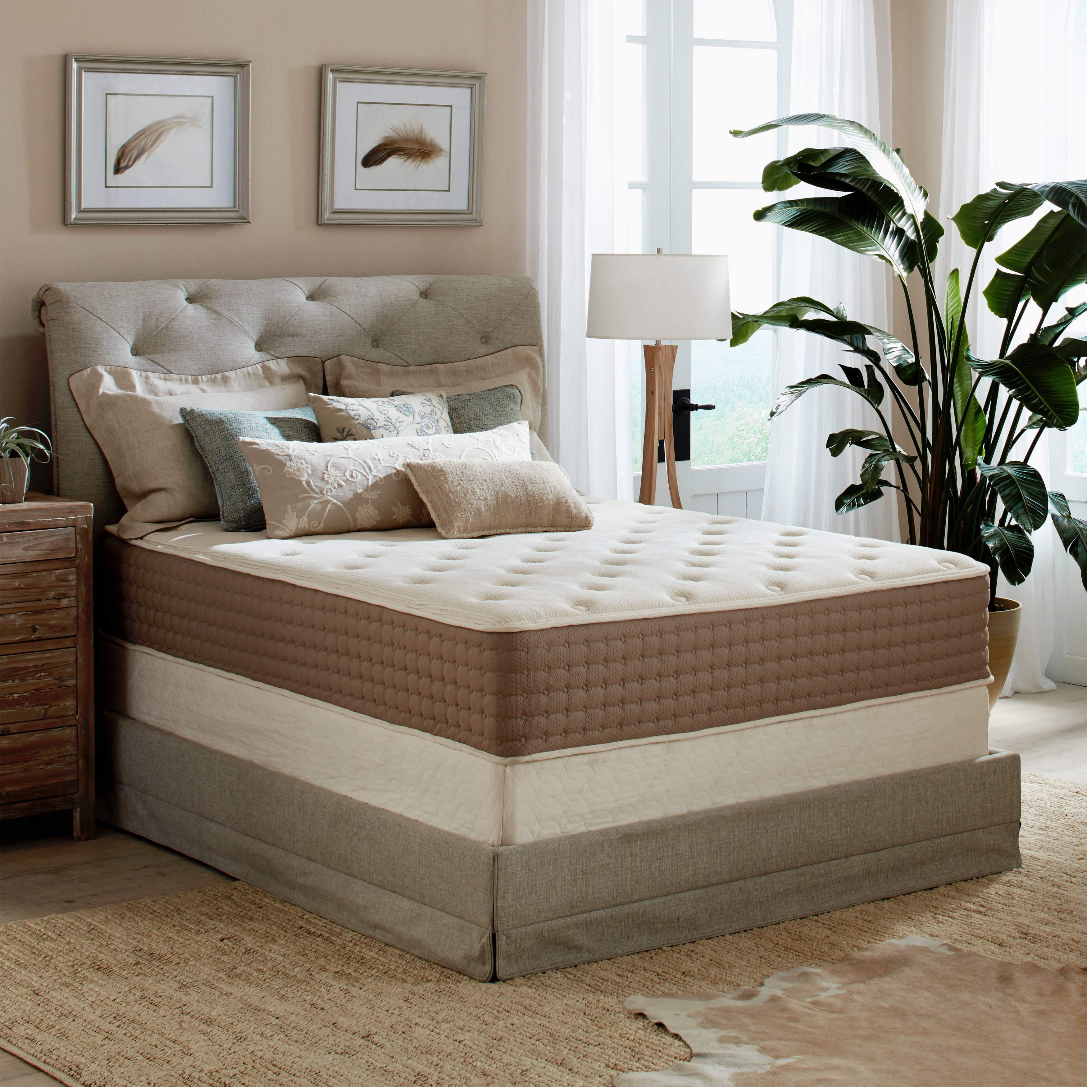Ecologi 11inch Latex Hybrid Mattress Cushion Firm Queen