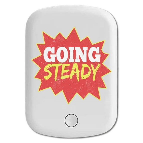 DistinctInk Magnetic Battery Pack, 5000 mAh Wireless Portable Charger with USB-C Cable, Compatible with MagSafe iPhone 14 / 13 / 12 Series - Going Steady