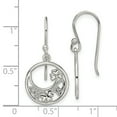 thumbnail image 2 of Primal Silver Sterling Silver Circle Clover and Celtic Knot Dangle Earrings, 2 of 4