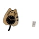thumbnail image 5 of Reloj De Pared Con Forma De Gato, Colgante Silencioso, Ideal Para Cocina, Oficina, Inauguración De Casa, Decoración Del Hogar, Casa De Muñecas, Estantería, Puertas Dobles, Muebles De Madera, 5 of 8