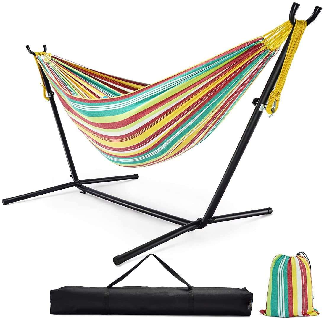 Portable Hammock with out Stand for 2 person with Carrying case Outdoor Patio Us 