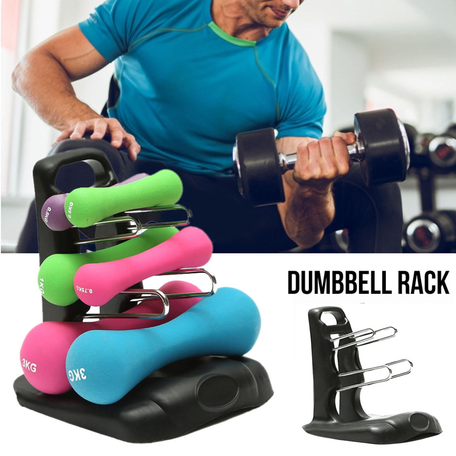Axioma 3 Tier Dumbbell Rack Stand Holds 6 Dumbbells Organizer Weight Stand Storage Rack