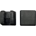thumbnail image 1 of Protection Force 7/8" 22mm (Pack of 20) Square OD Tubing Plastic Insert Plug, Tubing Post End Cap, Chair Glide, 1 of 2