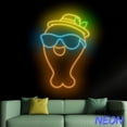 thumbnail image 5 of Handmadetneonsign Chicken Thigh Sunglasses Neon Sign, Chicken Leg Sign, Restaurant Wall Art 91544, 5 of 5
