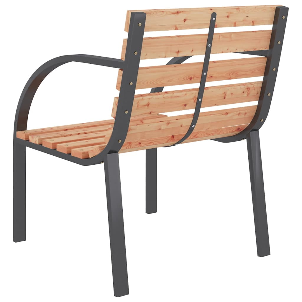Kepooman Outdoor Patio Solid Wood Armchair with Back for Deck Lawn Porch Garden, Brown Kepooman Outdoor Patio Solid Wood Armchair with Back for Deck Lawn Porch Garden, Brown