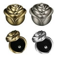 thumbnail image 2 of Rose Flower Jewelry Storage Box Rings Pendant Earring Box Travel Portable Box, 2 of 13