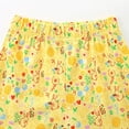 thumbnail image 6 of XEGLSBU Girls Summer Outfits Set Girls Outfit Floral Embroidery Bunny Print Sleeveless Top and Shorts Two Piece Casual Toddler (Yellow Size 5-6 Years), 6 of 6