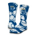 thumbnail image 4 of ISlide Kansas City Royals Three-Pack Lifestyle Crew Socks Set, 4 of 4