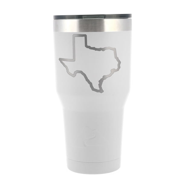 Ozark Trail Tumbler White Texas State 30 Oz Walmart Com Walmart Com