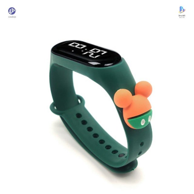 Moda y lindos Reloj electrónico para niños a prueba de agua Gao Jiahui unisex