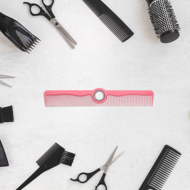 FOLOYORI Peine Para Peluquería Rosa Con Eje Rotatorio Para Cortes Y Eliminación Fácil De