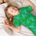 thumbnail image 4 of Balery Octopus1 Conjunto de Pijama Infantil de Manga Corta con Estampado – Ropa de Dormir de Algodón Suave-4X-Large, 4 of 5