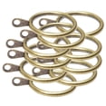 thumbnail image 1 of DOLITY 10 Pcs Rideau de Douche Bronze - 28mm, 1 of 9