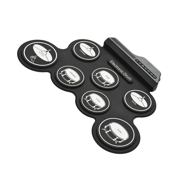 ammoon Compact USB Drum Set for Beginners Kids Digital Electronic Drum Kit with 7 Drum Pads