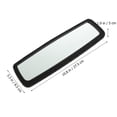 thumbnail image 5 of TABLZONE Car Rearview Mirror Rhinestone Ornaments Set, Stylish Auto Decoration Accessories, 10.8 x 3.3 Inches, 1 Piece, 5 of 6