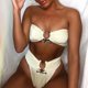 thumbnail image 4 of Conjunto de 2 Piezas de Piezas Conjunto Correa de Espagueti Femenino Baoblaze Traje de bikini de mujer, 4 of 8
