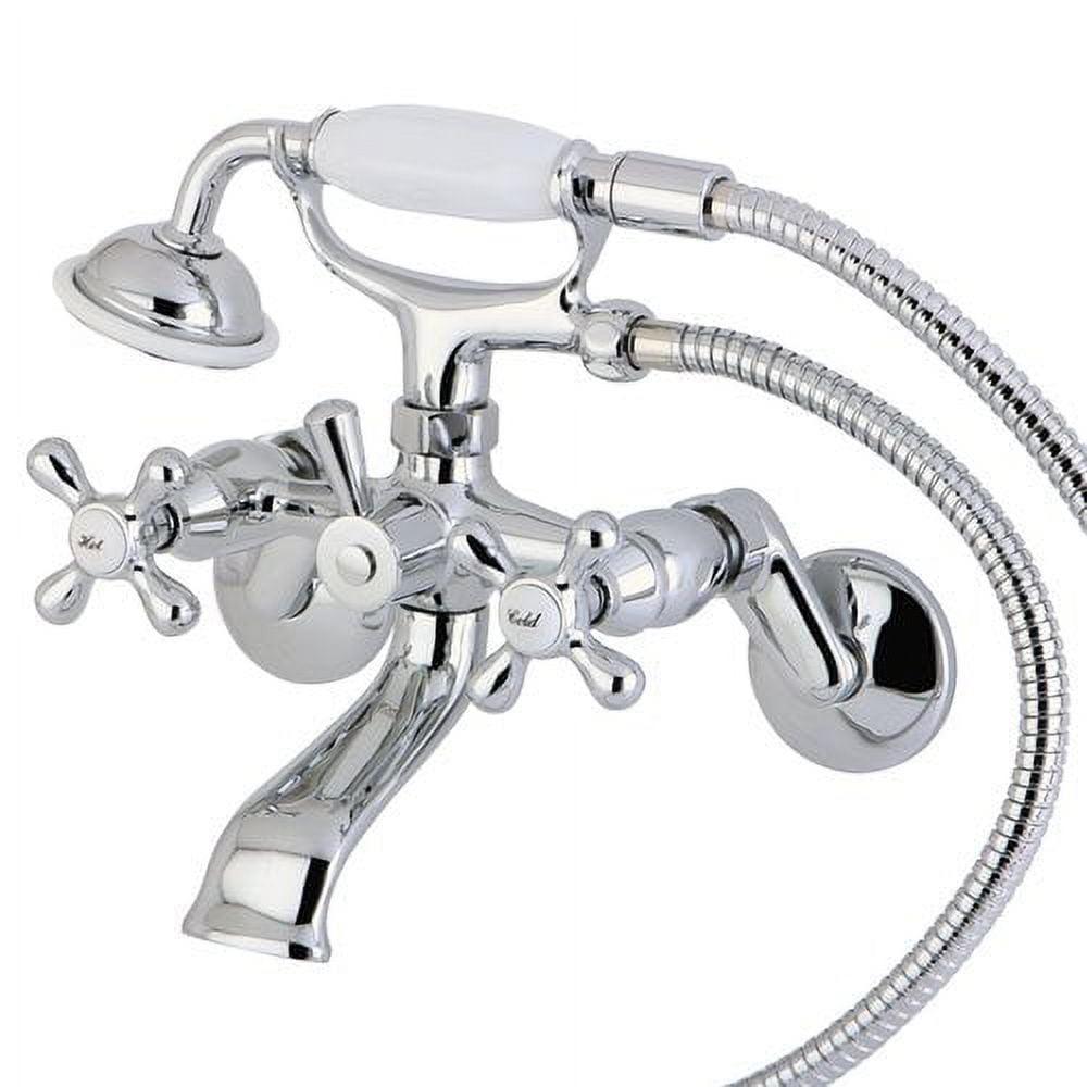 Wall-Mount Clawfoot Tub Faucet, Matte Black, Wall Mount KS266MB