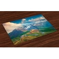 thumbnail image 1 of Ambesonne Mountain Place Mats Set of 4, Grossglockner Austria, Standard Size, Multicolor, 1 of 4