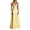 A1-Yellow1076, variant on XIAOCHA Women's Summer Elegant Maxi Dress V Neck Thin Spaghetti Strap Satin Solid Flowy Floor Evening Gown