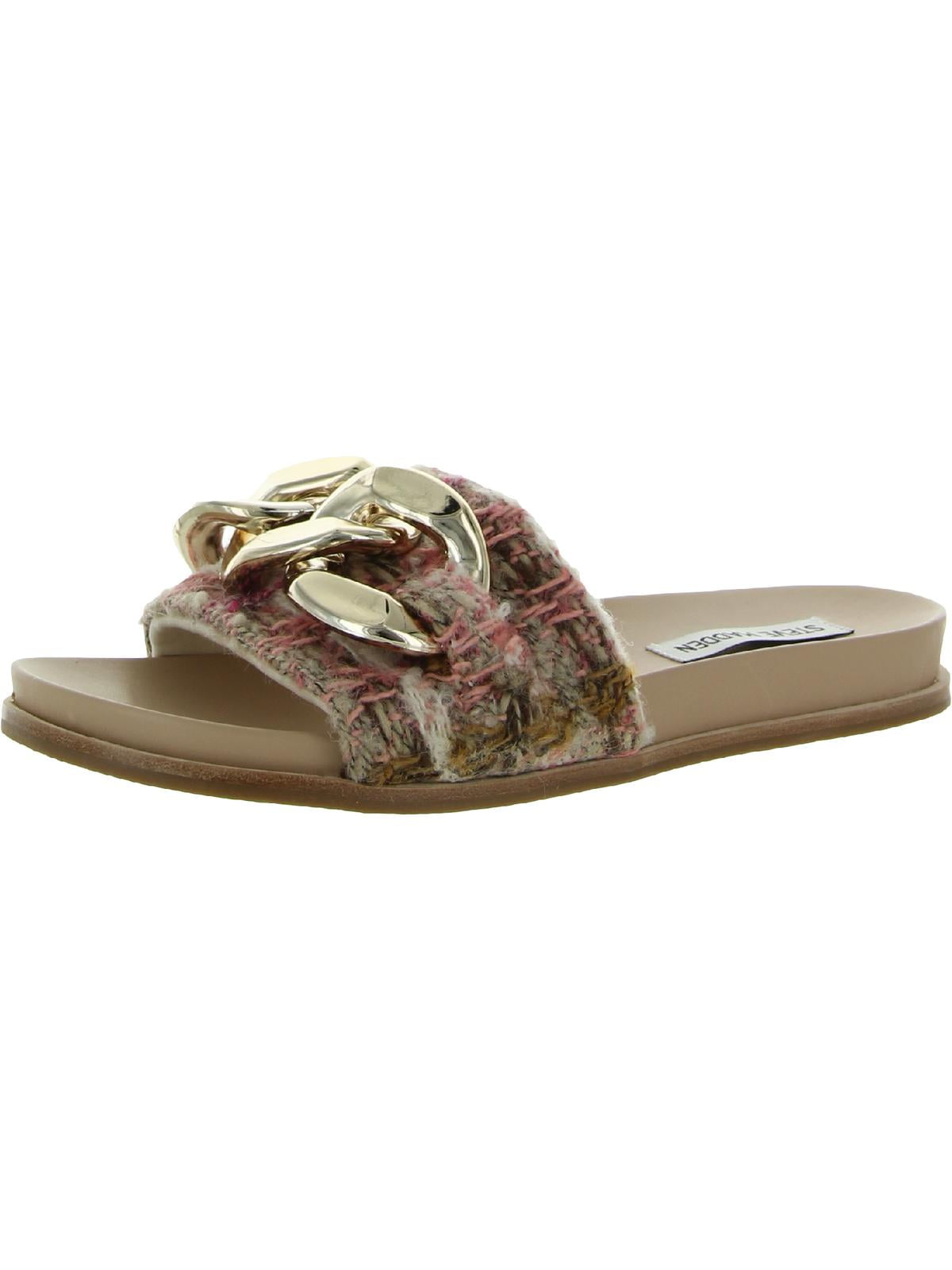 steve madden women's treats embellished jelly slide sandals