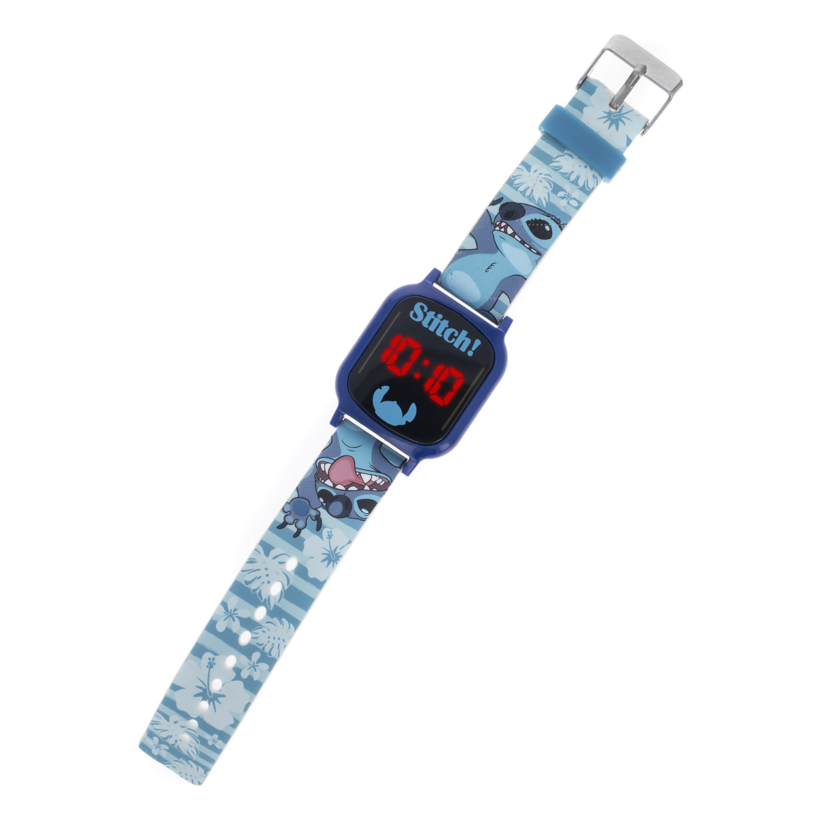 Accutime Disney Lilo & Stitch Blue - Reloj inteligente con pantalla táctil  de aprendizaje educativo para niñas, niños, niños pequeños, cámara para