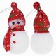 thumbnail image 2 of Lámpara LED de luz nocturna colorida estilo muñeco de nieve grande para decoración navideña del hogar sombrero de flores rojas, 2 of 5