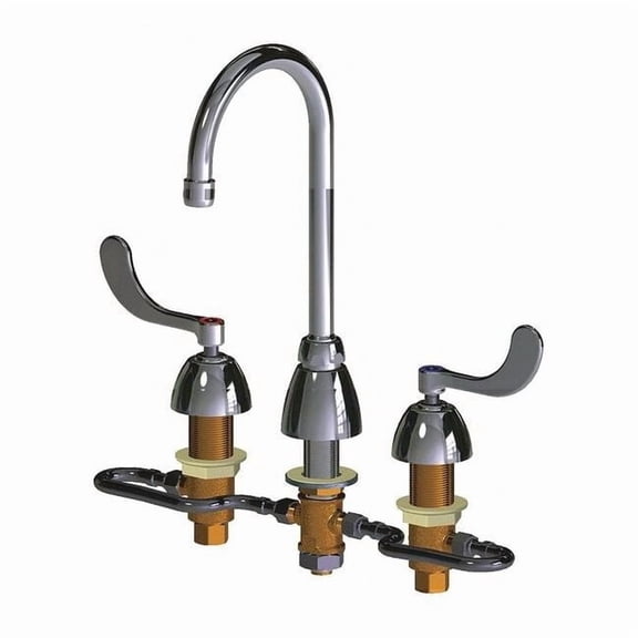 Chicago Faucet Gooseneck,Chrome,Chicago Faucets,786 786-HGN2AE35XKAB